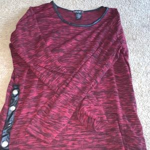 Burgundy long sleeve